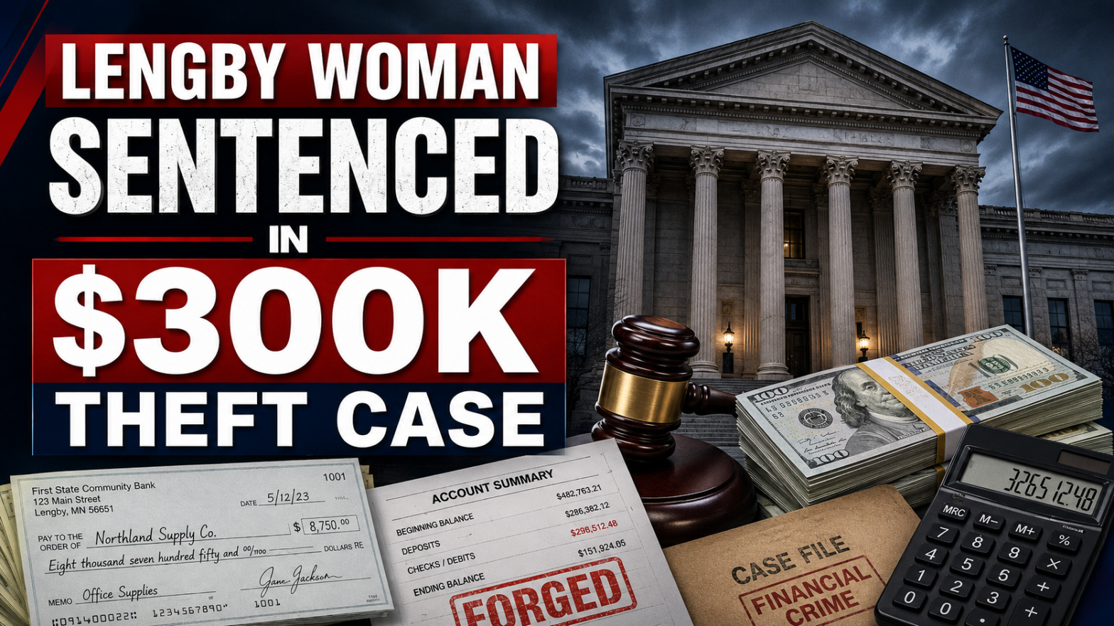 Lengby Woman Sentenced In $300K Theft Case
