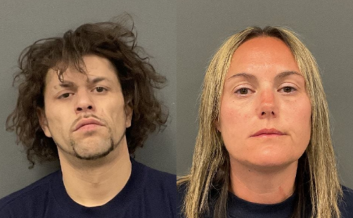 Booking photo of Martin Jay Hulst and Amanda Rhae Hulst