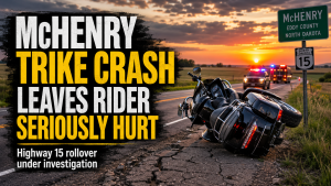 McHenry Trike Rollover Leaves Neche Man Injured