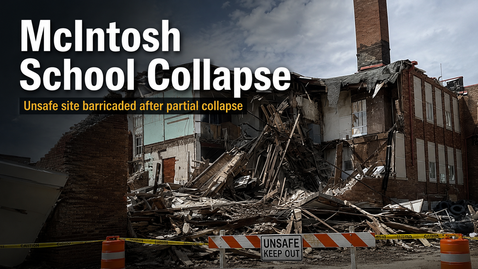 McIntosh School Collapse Prompts Warning