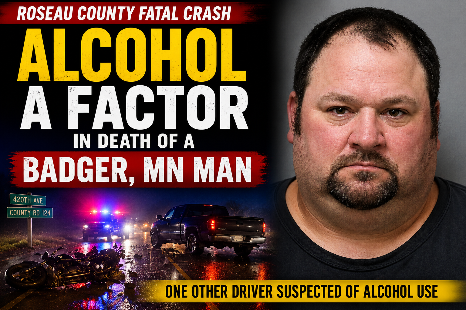 Motorcycle Driver Killed In Roseau County Name Released