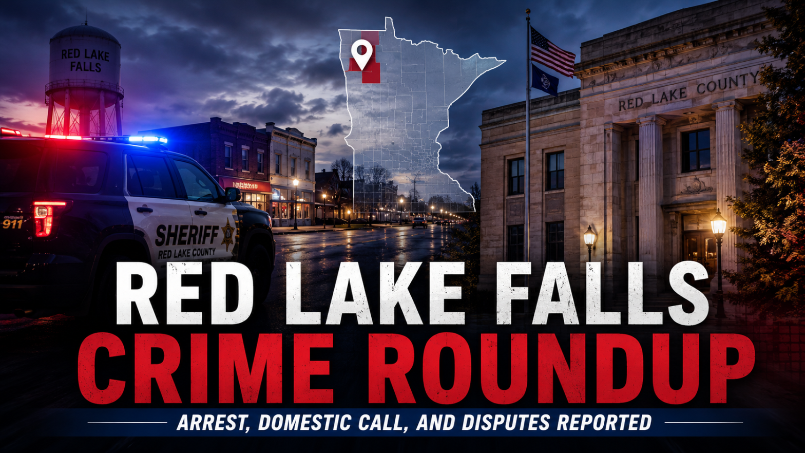 Red Lake Falls Arrest Leads County Calls
