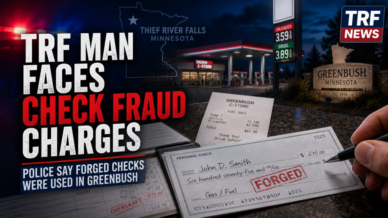 Thief River Falls Man Charged In Check Case