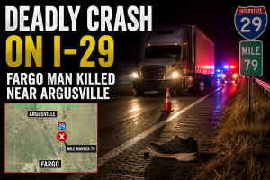 Argusville I-29 Crash Kills Fargo Pedestrian