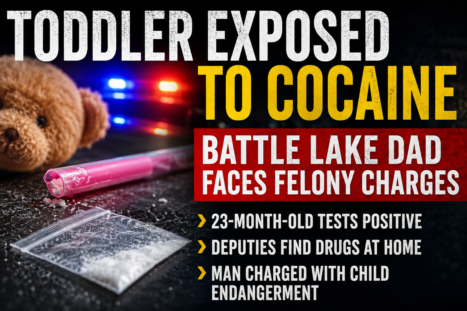 Battle Lake Man Charged in Toddler Cocaine Case