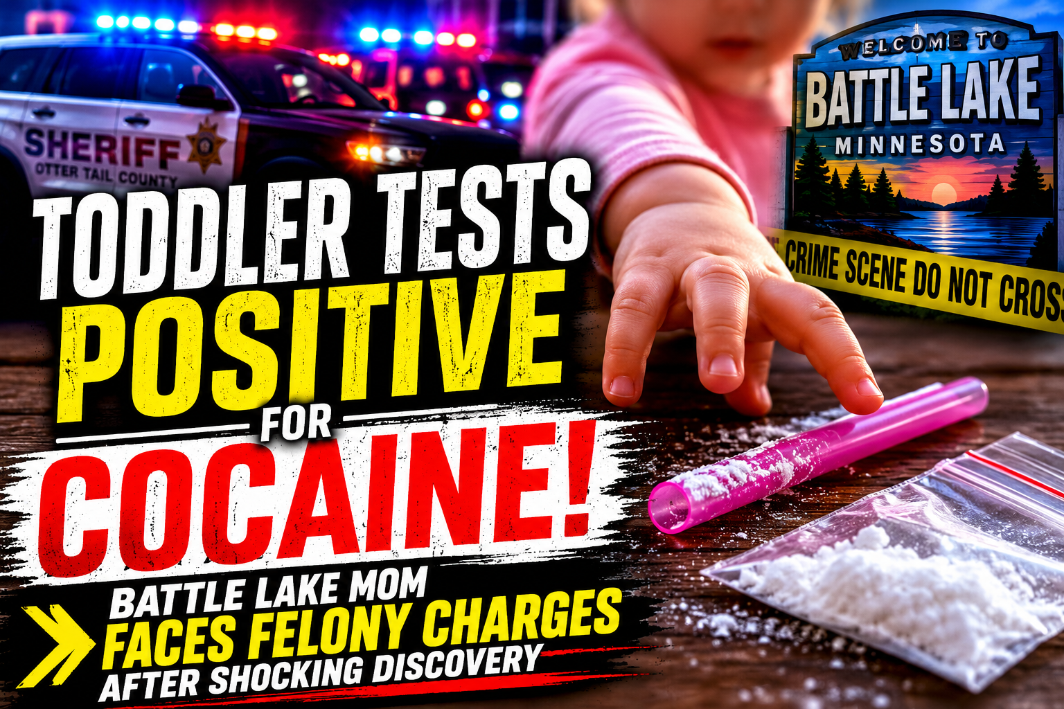 Battle Lake Woman Charged After Toddler Tests Positive