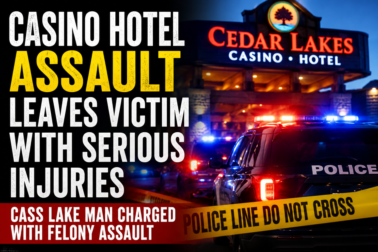 Cass Lake Man Charged In Casino Hotel Assault