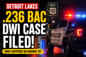 Detroit Lakes DWI Case Alleges .236 BAC