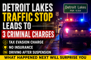 Detroit Lakes Man Charged After Traffic Stop
