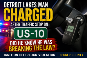 Detroit Lakes Man Charged In Interlock Case