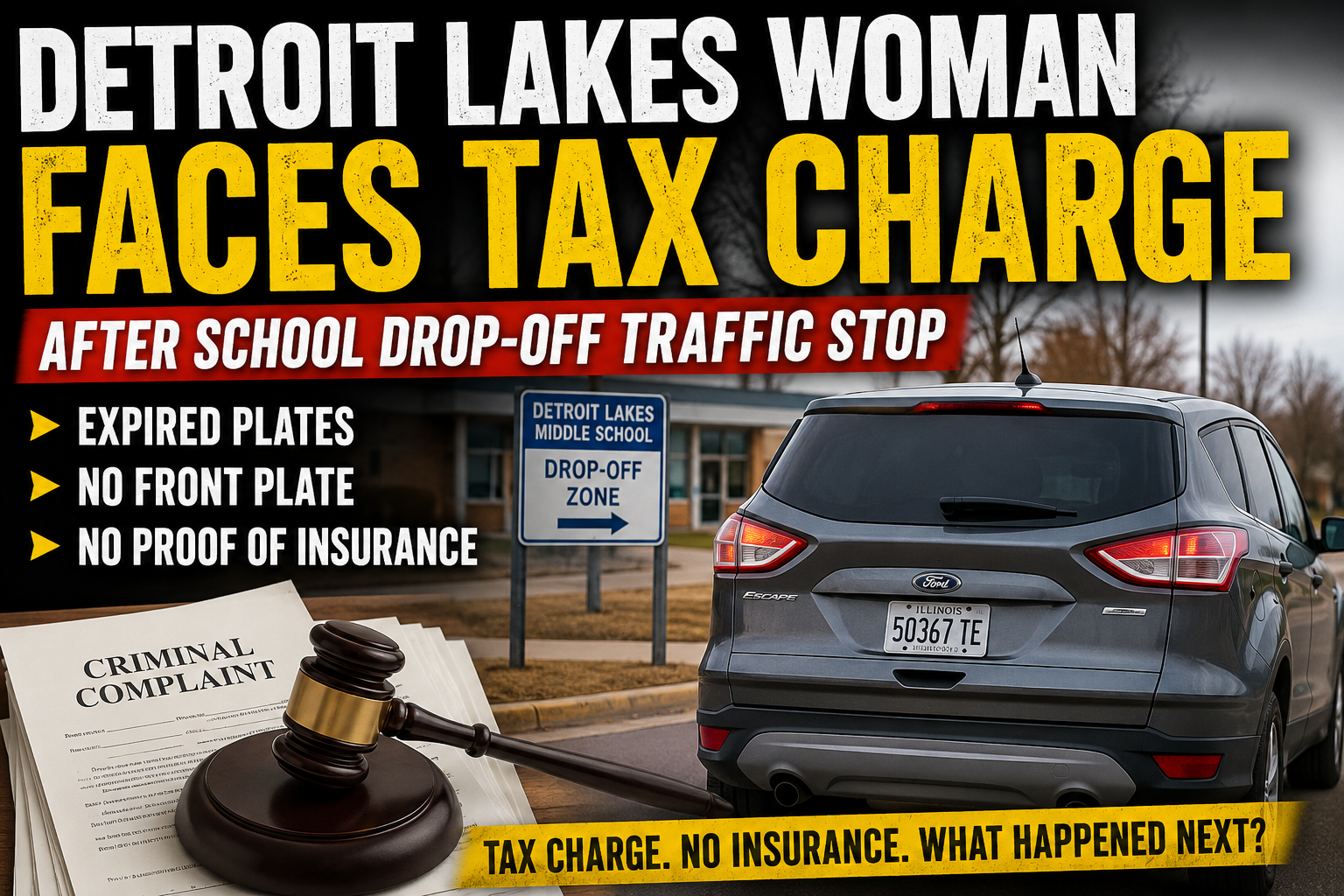 Detroit Lakes Woman Faces Tax Charge