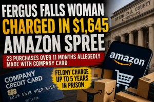 Fergus Falls Woman Charged in $1,645 Amazon Case