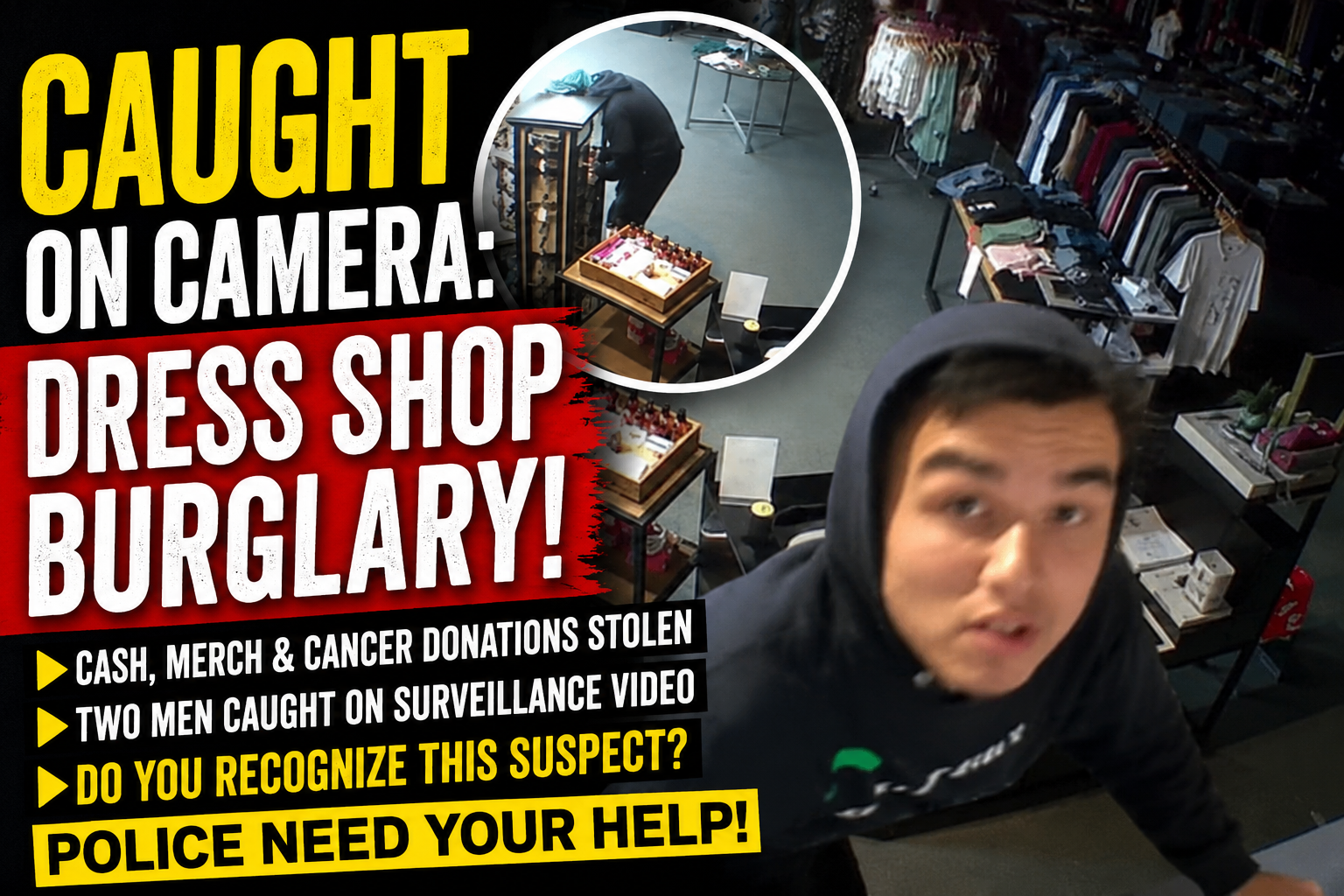 Grand Forks Dress Shop Burglary Suspects Sought