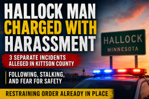 Hallock Man Charged In Harassment Case