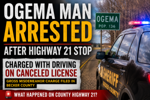 Ogema Man Charged After Highway 21 Stop