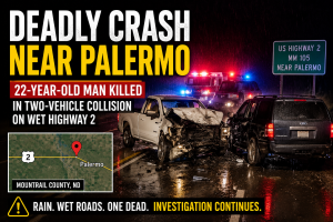 Palermo Crash Kills New Town Man