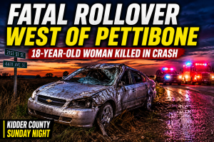 Pettibone Rollover Kills 18-Year-Old Woman