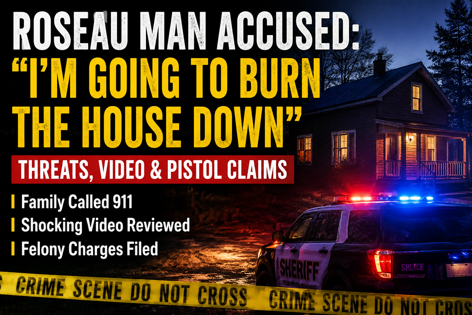 Roseau Man Charged In Lake Of The Woods Threats