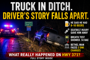 Walker Area DWI Case: Bethel Man Charged