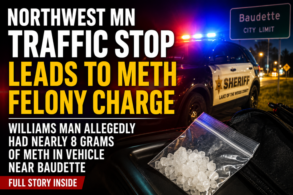 Williams Man Charged After Baudette Meth Stop