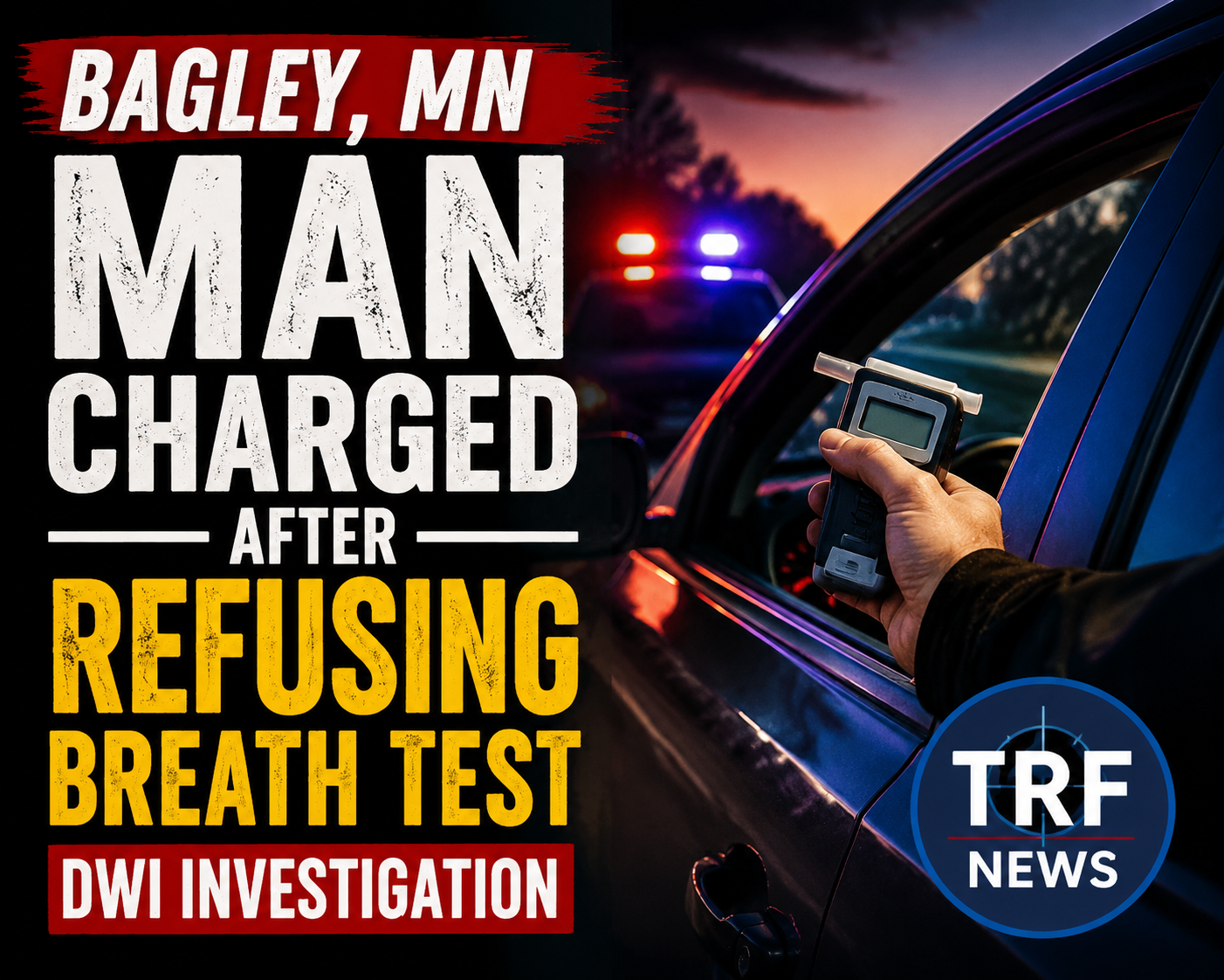 Bagley Man Charged With DWI Test Refusal