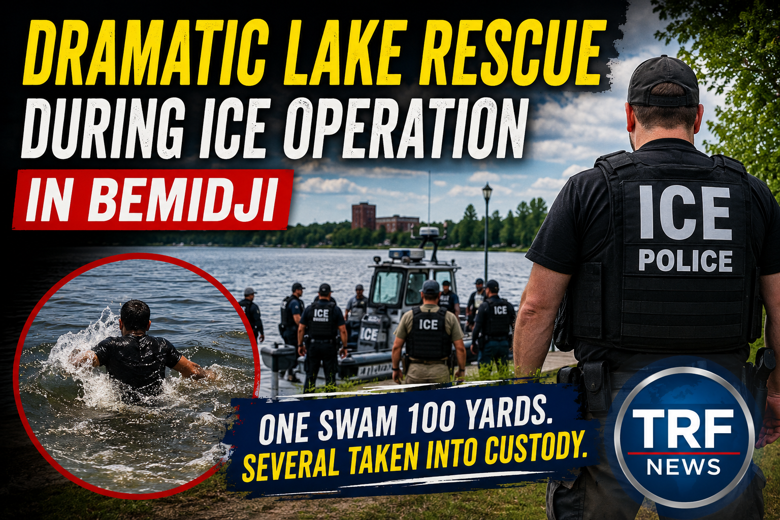 Bemidji ICE Operation Ends With Lake Rescue