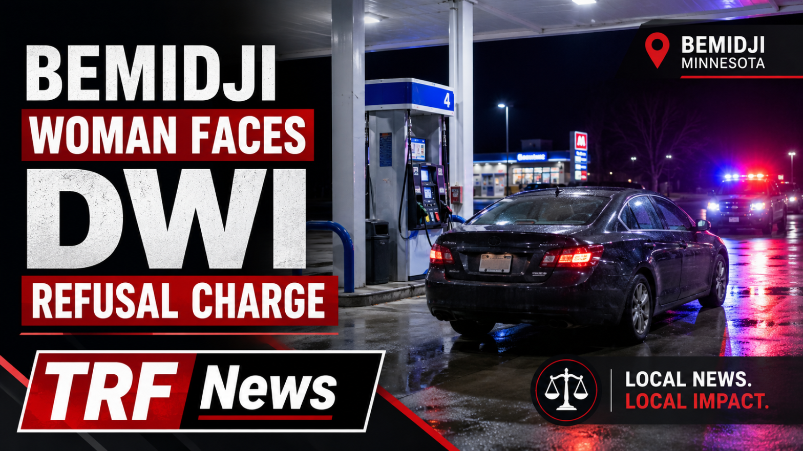 Bemidji Woman Charged in Breath Test Refusal