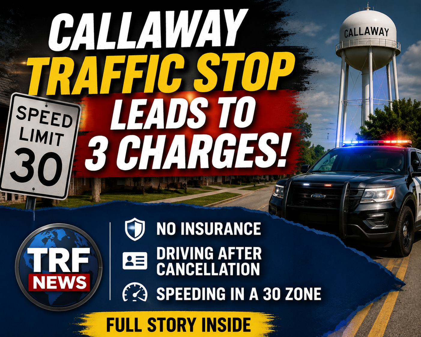 Callaway Man Charged After Traffic Stop