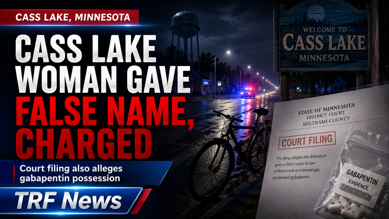 Cass Lake Woman Charged After False Name Claim