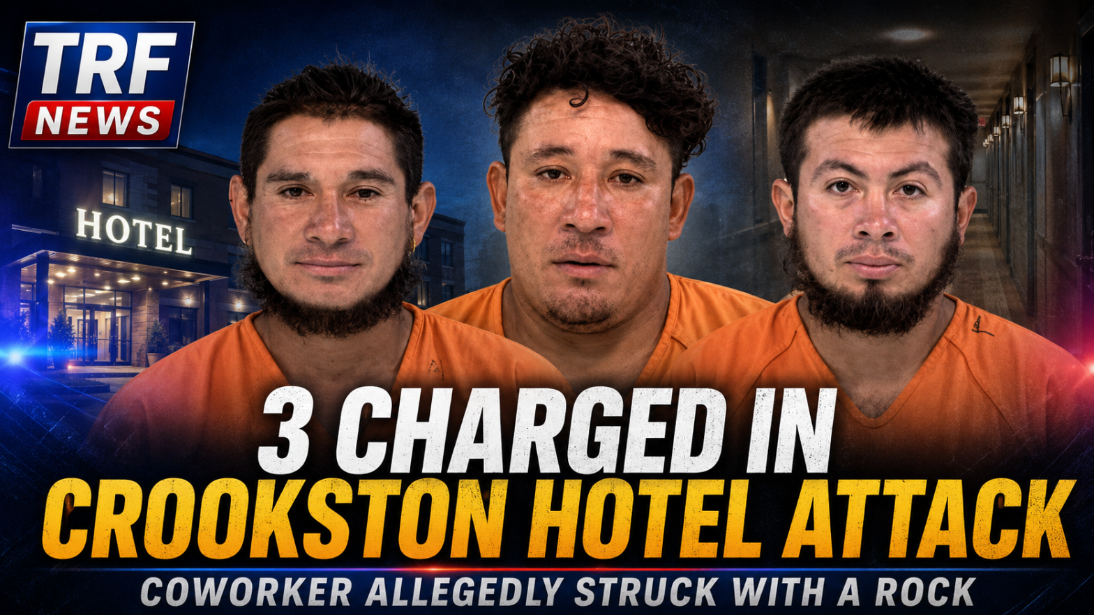 Crookston Hotel Attack: 3 Face Felony Charges