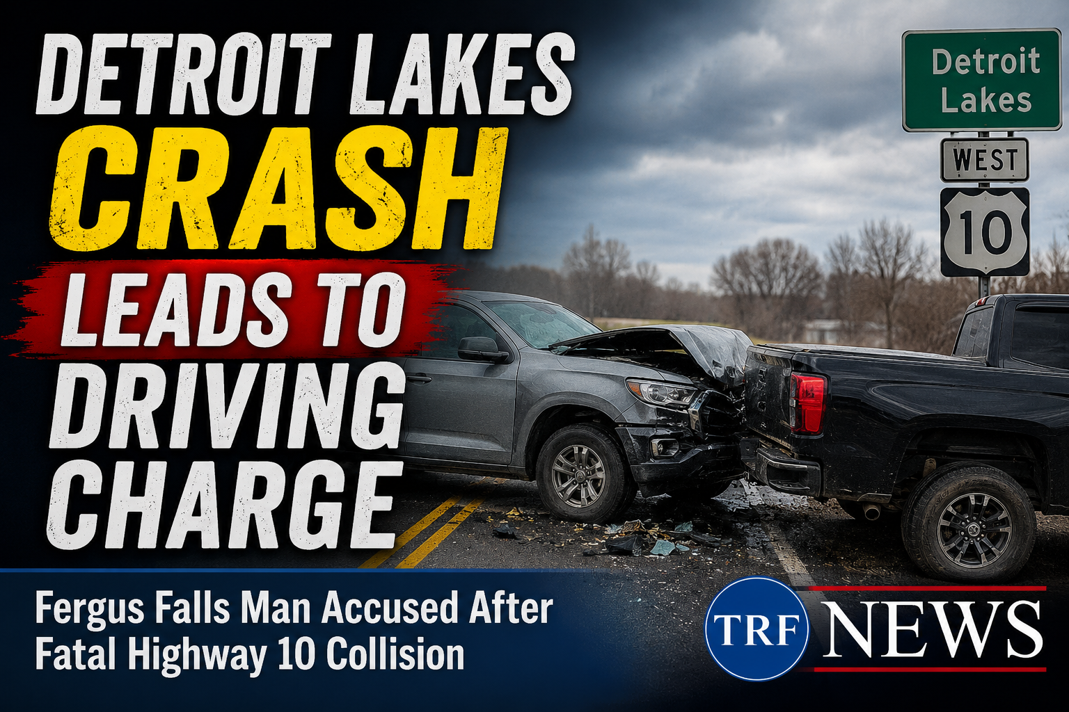 Detroit Lakes Crash Leads to Driving Charge