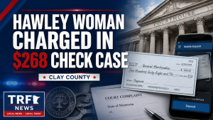 Hawley Woman Charged in $268 Check Case