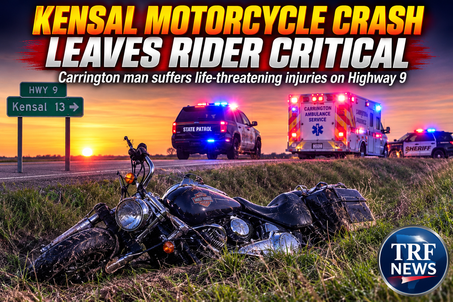 Kensal Motorcycle Crash Leaves Rider Critical