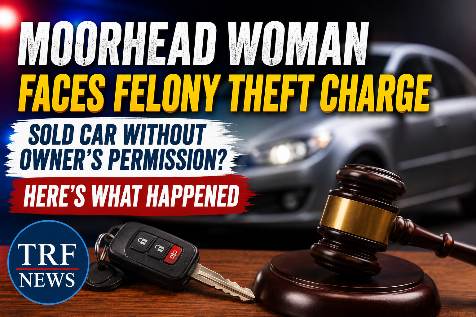 Moorhead Woman Charged After Selling Car