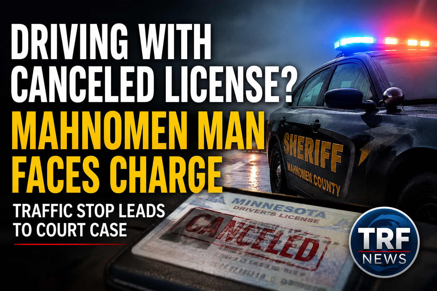 Nay Tah Waush Man Charged After Traffic Stop
