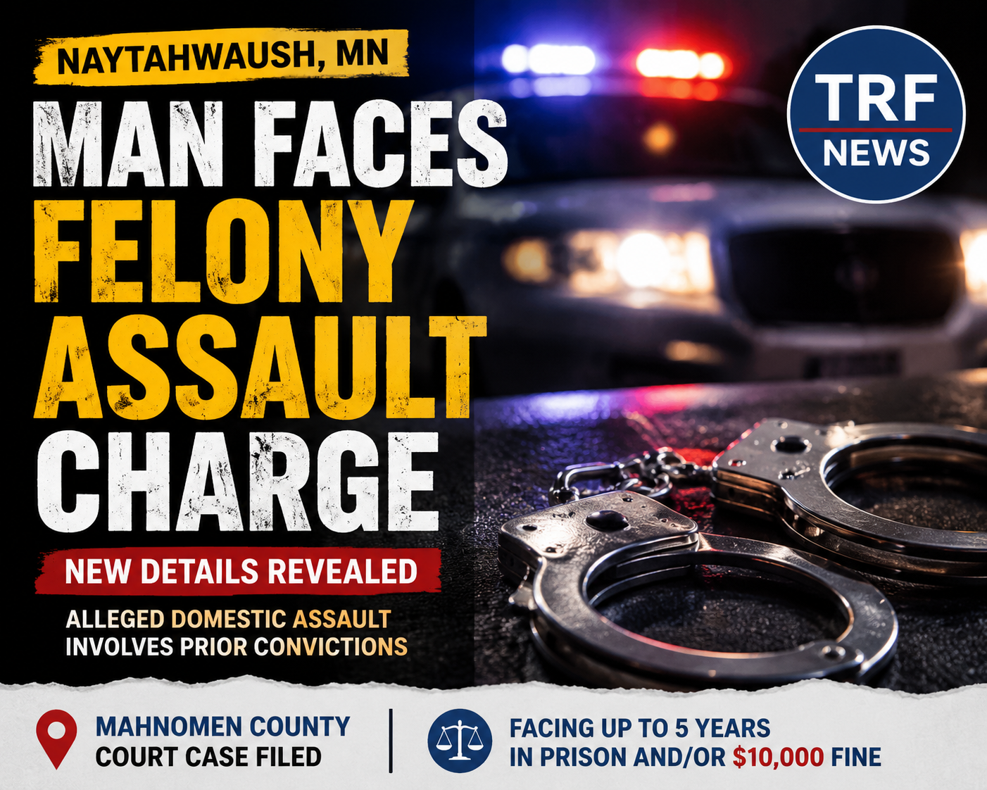 Naytahwaush Man Charged in Felony Assault Case