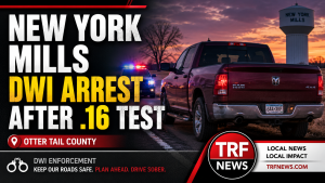 New York Mills Man Faces DWI Charges After .16 Test