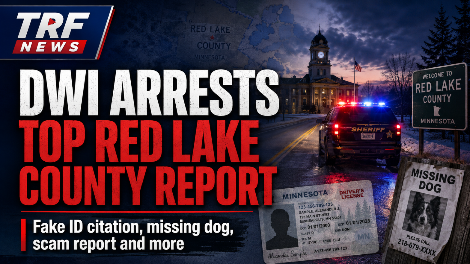 Red Lake Falls DWI Arrests Lead Weekly Report