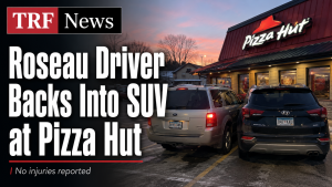 Roseau Driver Backs Into Parked SUV at Pizza Hut