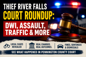 Thief River Falls Court Roundup: DWI, Assault Cases