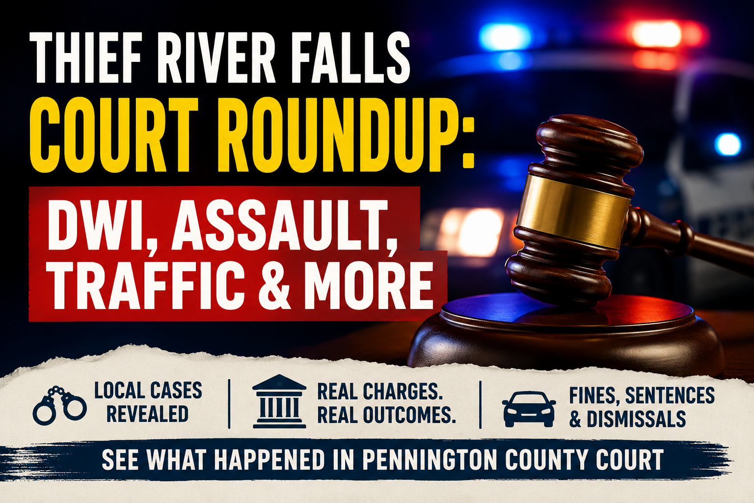 Thief River Falls Court Roundup: DWI, Assault Cases