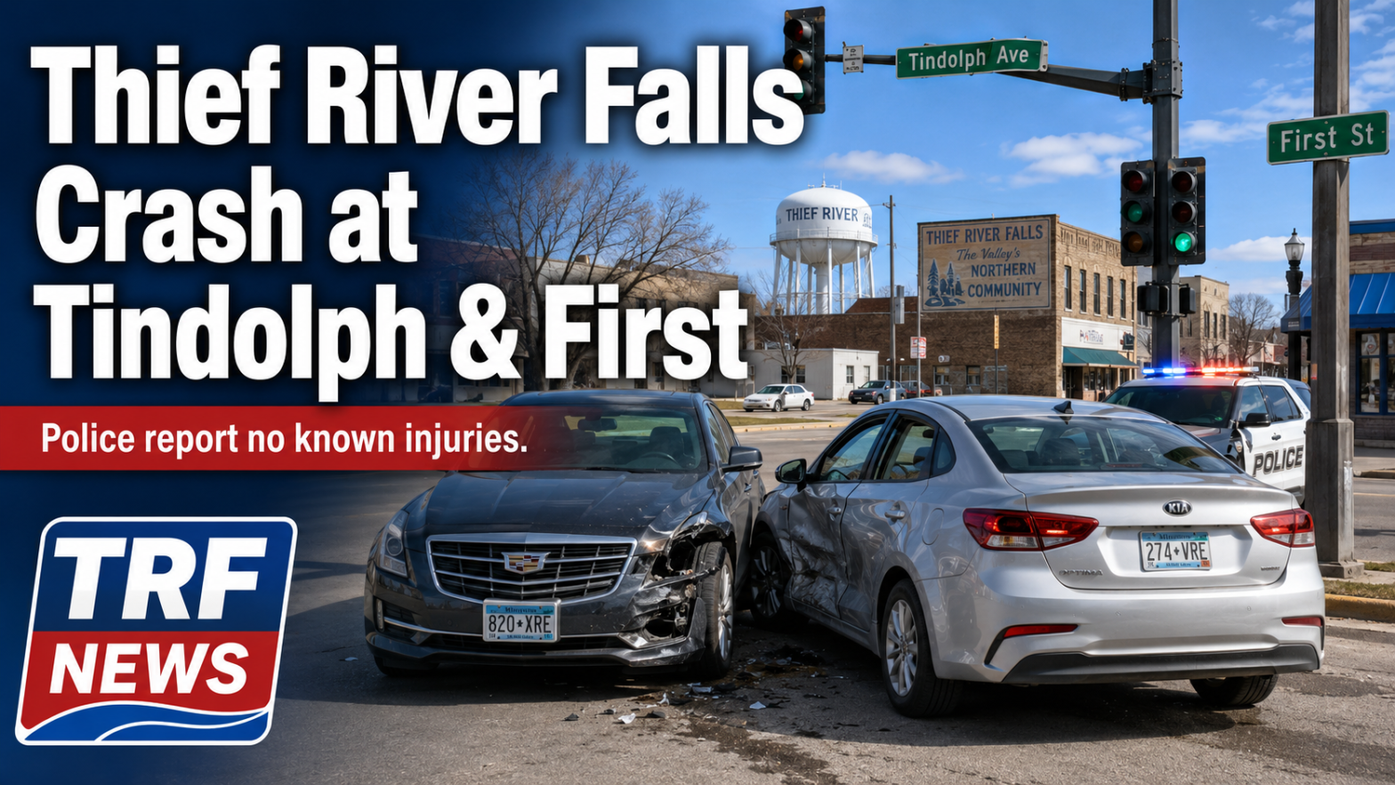 Thief River Falls Crash Leaves No Injuries