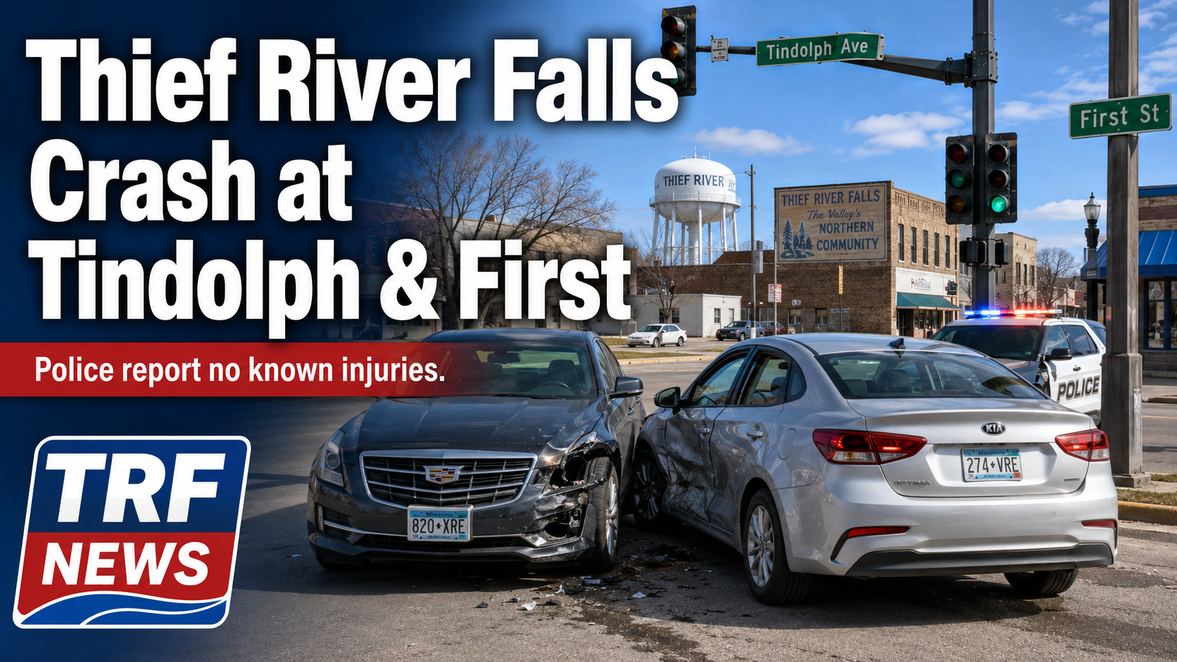 Thief River Falls Crash Leaves No Injuries
