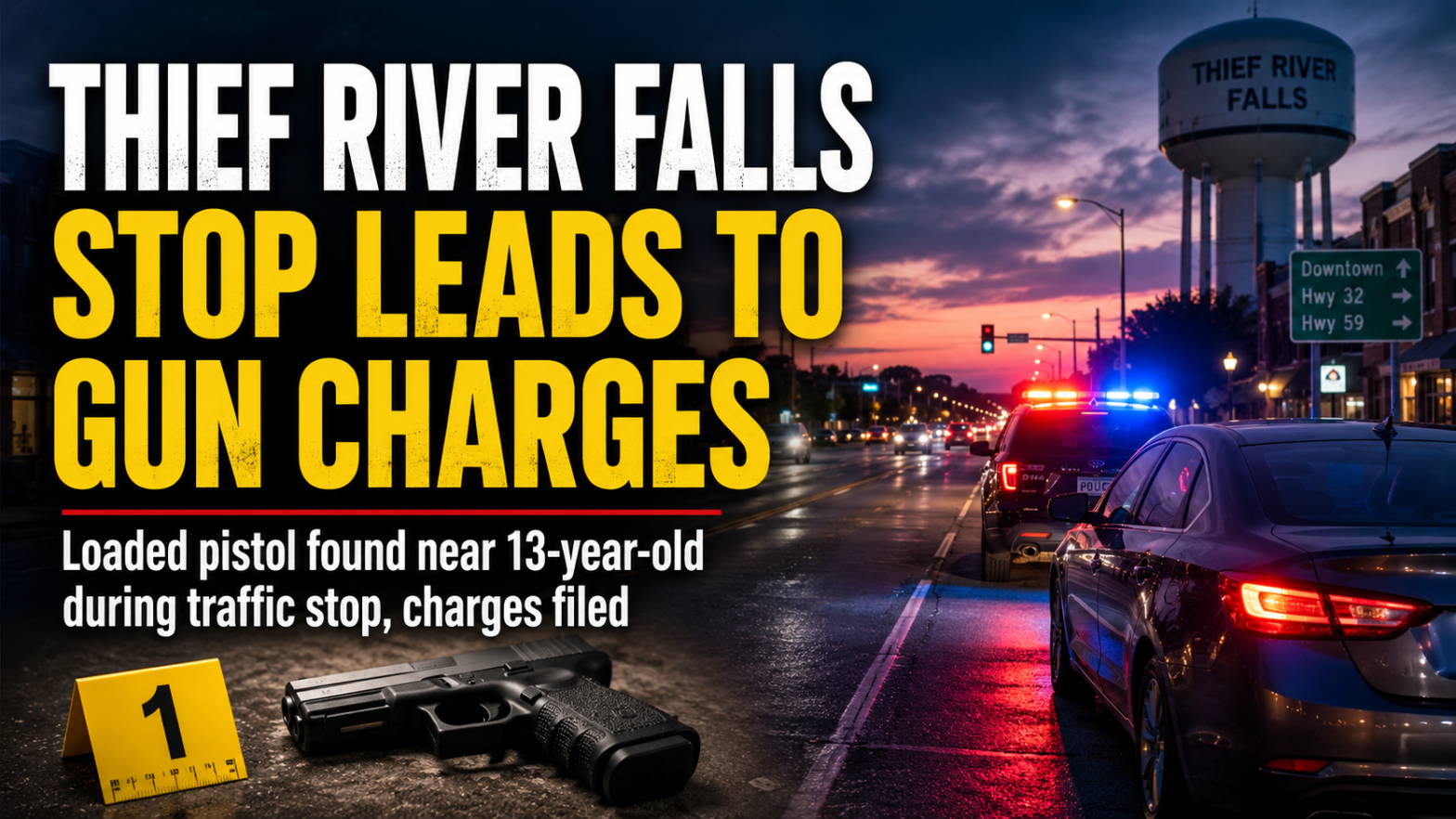 Thief River Falls Gun Found Near Teen, Two Charged