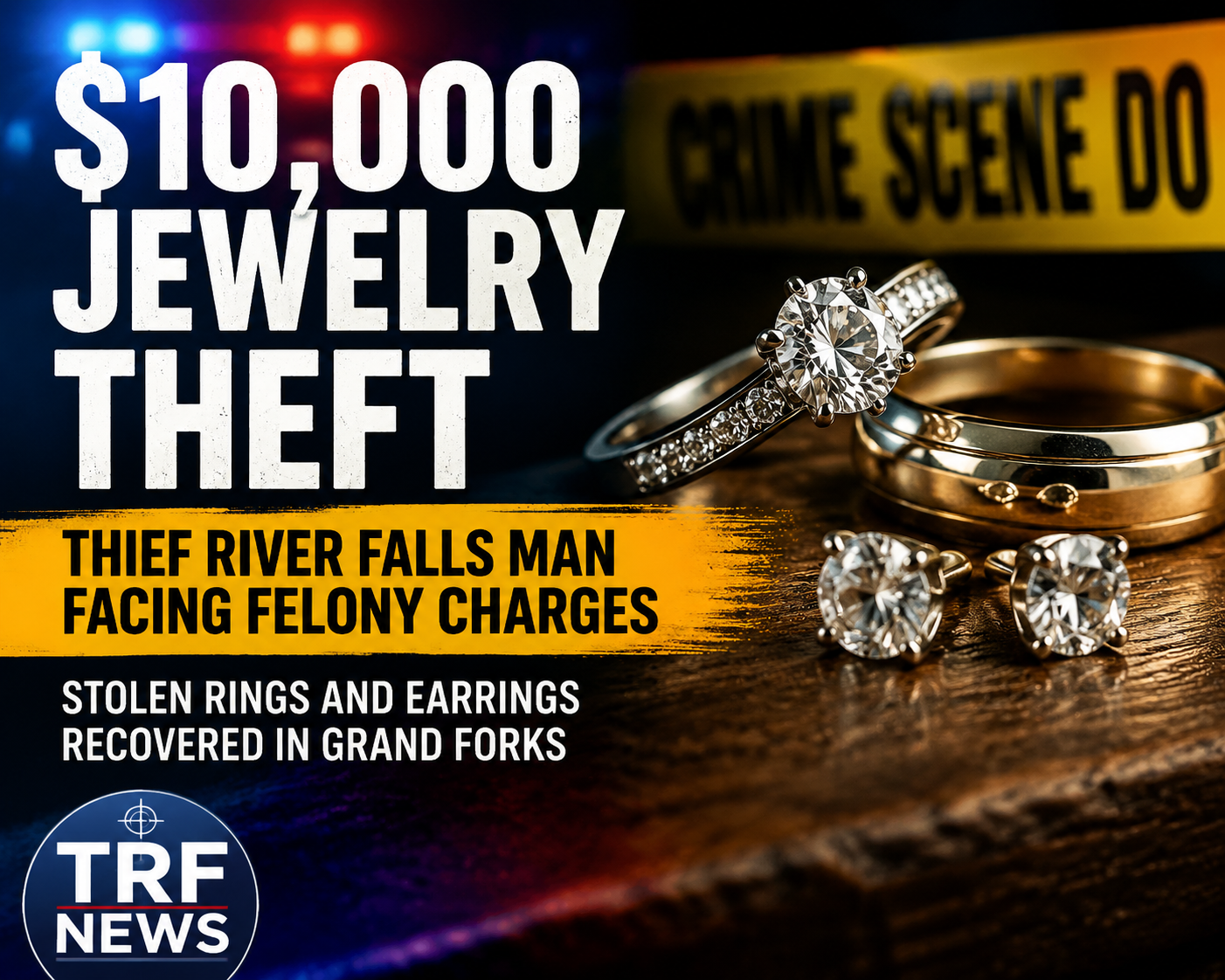 Thief River Falls Man Charged in $10K Jewelry Theft