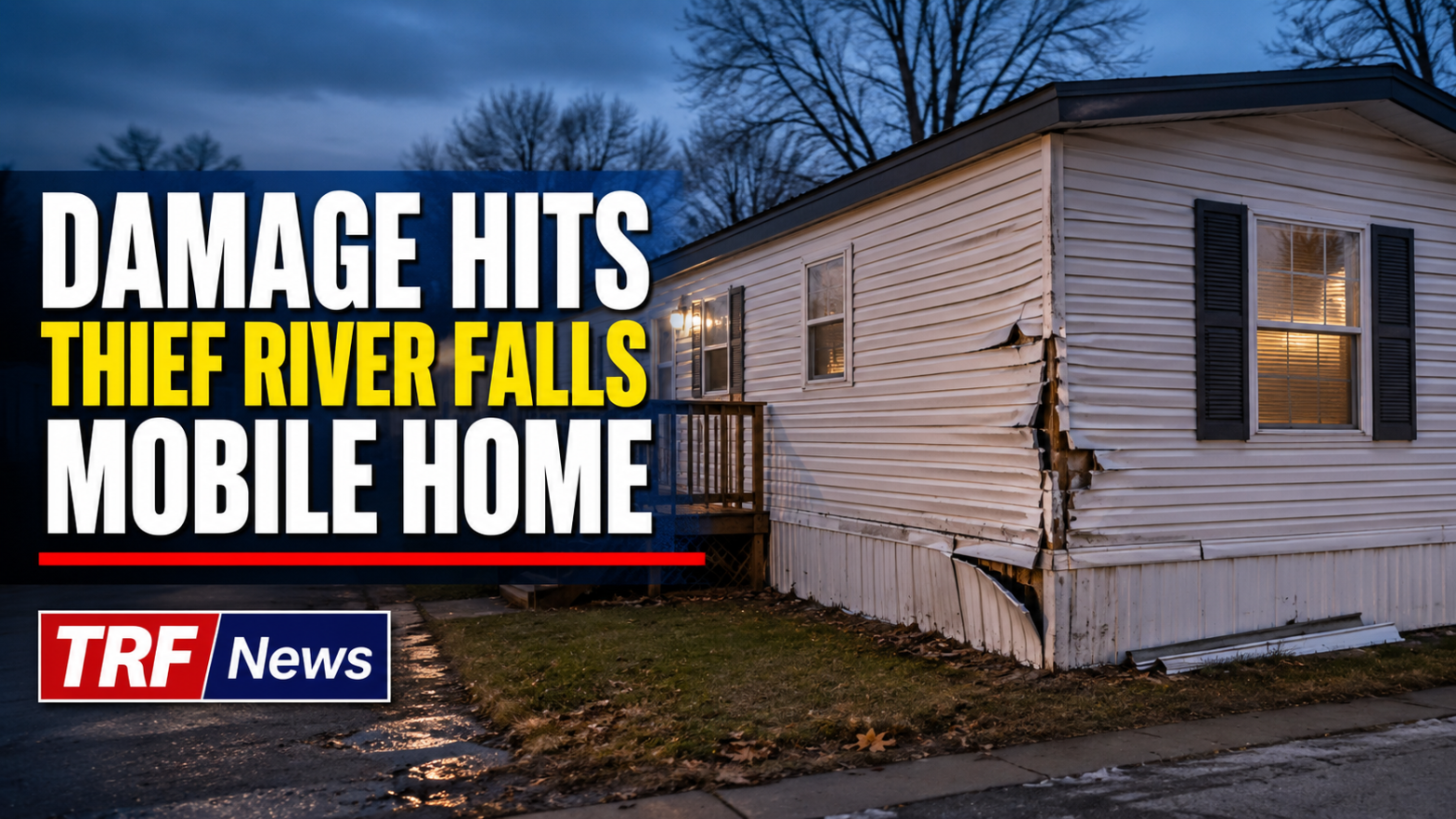Thief River Falls Mobile Home Damage Reported