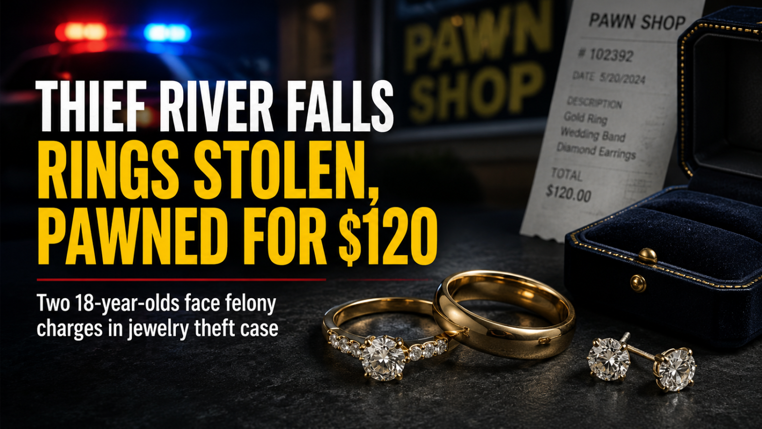 Thief River Falls Pair Charged in Jewelry Theft