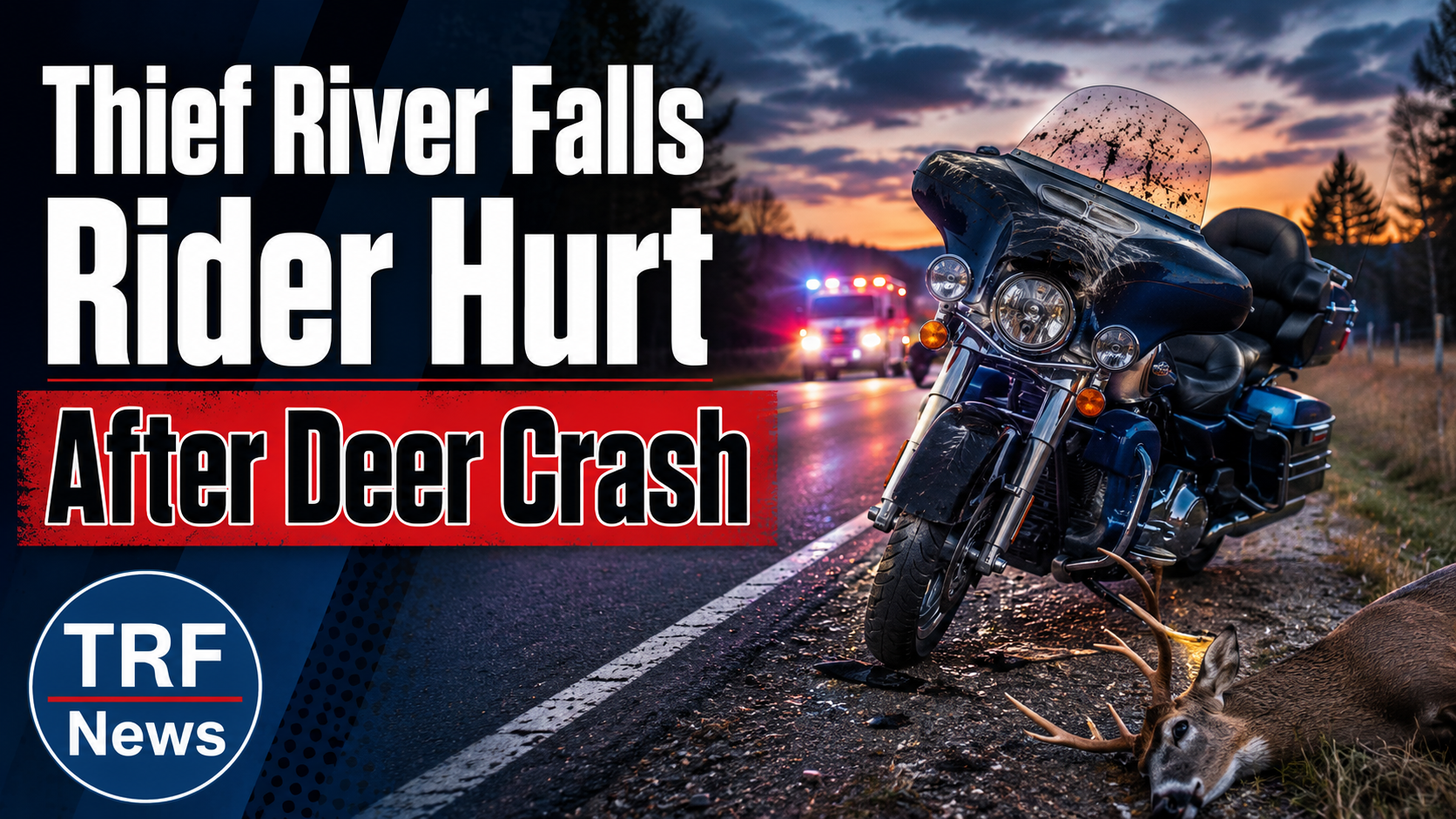 Thief River Falls Rider Hits Deer on Highway 32