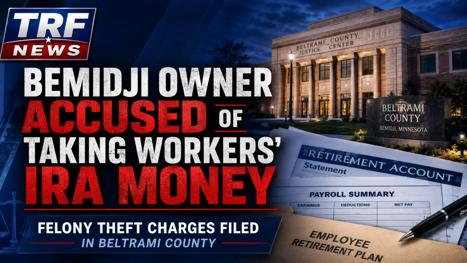 Bemidji Owner Faces Felony IRA Theft Charges