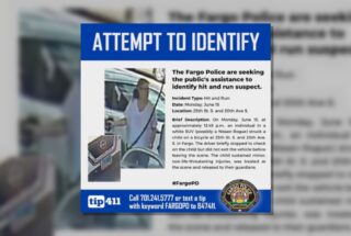 Fargo Police Seek SUV Driver After Child Hit